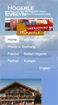 Mobile Screenshot of ferien-hoegerle.de